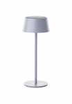 Brilliant LED lauko stalo lempa &raquo;Picco&laquo; 1 Stk. Warmwei&szlig; LED Au&szlig;entischlampe žibintas su Solar in grau matinis per USB laikmena ladbar