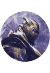 Komar Fototapetas &raquo;Vlies selbstklebend - Avengers Painting Thanos - Gr&ouml;&szlig;e 125 x 125 cm&laquo; ra&scaron;tuotas glatt vaikų kambario baldų komplektas