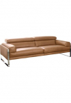 CALIA ITALIA Dvivietė sofa &raquo;Romeo Designsofa der auk&scaron;čiausios kokybės su puikus Sitzkomfort&laquo; subtilus Design Kufenf&uuml;&szlig;e ir edlem Lederbezug