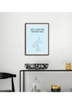 queence Paveikslas &raquo;NOW I KNOW HOW THE BUNNY RUNS&laquo; naminiai gyvūnai | Humor | Dekoracija | Spr&uuml;che & Texte 1 Stk. dalys HD Premium Poster-Druck ir Holzrahmen