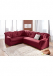 DOMO collection Kampinė sofa &raquo;Papenburg B/T/H: 242/190/84 cm L-Form&laquo; patogi su miegojimo funkcija Langer Schenkel i&scaron; kairės arba i&scaron; de&scaron;inės