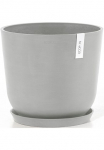 ECOPOTS Vazonas gėlėms &raquo;Oslo 35 + Wassersystem Wei&szlig;grau&laquo; dėl viduje ir au&szlig;en: frostsicher bruchsicher ir lichtbest&auml;ndig