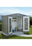 Biohort Ger&auml;tehaus &raquo;Europa Gr. 3 verschiedene Farben&laquo; Qualit&auml;ts-Ger&auml;teschuppen i&scaron; metalas