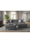 sit&more Kampinė sofa &raquo;Scarlett L-Form&laquo; su Kopfteilverstellung patogi su miegojimo funkcija Dėžutė patalynei