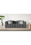 s.Oliver Didelė sofa &raquo;COBBO Trivietė sofa Design-Sofa Bubble-Optik Ma&szlig;e B/T/H: 259/126/104 cm&laquo; su vielen pagalvė moderne Steppung ir hoher Sitzkomfort