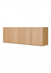 Hammel Furniture Pailga indauja &raquo;Mistral Hochwertig spinta h&auml;ngend/stehend su 4 gerillten T&uuml;ren&laquo; ir 4 Reguliuojamas lentyna B: 176 cm anpassungsbar Designm&ouml;bel
