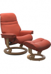 Stressless&reg; Atpalaiduojanti kėdė &raquo;Sunrise&laquo; Atpalaiduojanti kėdė su Kojų kėdutė su Classic Base Gr&ouml;&szlig;e M karkasas Eiche