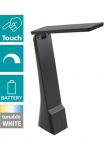 EGLO Stalinis &scaron;viestuvas &raquo;LA SECA LED stalinė lepma Touchsensor dimmbar USB&laquo; LED-Board Extra-Warmwei&szlig; | Kaltwei&szlig; | Neutralwei&szlig; | Tageslichtwei&szlig; | Warmwei&szlig; Leselampe Stalo &scaron;viestuvas 3-step CCT Kopf kočėlas 20x26x5cm