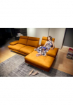 CALIA ITALIA Kampinė sofa &raquo;Toby Wing B/T: 288/153 cm Designsofa su auk&scaron;tas Sitzkomfort L-Form&laquo; su Sitztiefenverstellung F&uuml;&szlig;e in chrom gl&auml;nzend