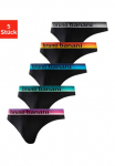Bruno Banani Stringai Rinkinys 5 Stk. su Streifen Logo Webbund