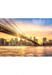 Papermoon Fototapetas &raquo;Brooklyn Bridge Sunset&laquo; glatt