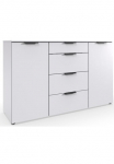 Wimex Komoda &raquo;Level by fresh to go&laquo; 2-iejų durų su 4 Stalčius soft-close Funktion 135cm plotis 84cm hoch