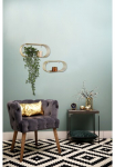 MIRRORS AND MORE Lentyna &raquo;Joyce&laquo; rinkinys 2 Stk. dalys su Metallstreben Wandmontage