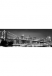 Komar Fototapetas &raquo;Brooklyn Bridge - Gr&ouml;&szlig;e 368 x 127 cm&laquo; ra&scaron;tuotas glatt Wohnzimmer miegamojo kambario baldai