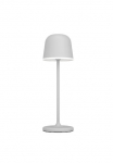 EGLO Stalinis &scaron;viestuvas &raquo;MANNERA&laquo; LED-Modul 1 Stk. Warmwei&szlig; Nachttischlampe Touch dimmbar kabellos stalinis &scaron;viestuvas USB-Port IP54
