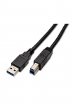 CAPTIVA USB-Kabel &raquo;Kabel USB laikmena kabelis A-Stecker B-Stecker juoda spalva 2m USB-A ant USB-B&laquo;