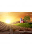 Papermoon Fototapetas &raquo;Morning on the Farm&laquo; glatt