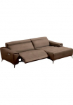 Egoitaliano Kampinė sofa &raquo;Suzette Designsofa su auk&scaron;tas Sitzkomfort&laquo; su gulimasis krėslas ir 1 elektronischen poilsio funkcija L-Form