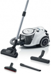 BOSCH Dulkių siurblys kietoms grindims &raquo;Serie 6 BGC41XALL ideal dėl Allergiker Hygiene-Filter&laquo; 700 W beutellos 10 Jahre Motorgarantie Antgalis kietai dangai XXL-Polsterd&uuml;se leise wei&szlig;