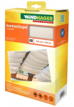 Windhager Tentas nuo saulės &raquo;f&uuml;r Seilspanntechnik zur Beschattung von Wintergarten ir Terrasse&laquo; Apsauga nuo saulės erh&auml;ltlich in 270 x 140 cm arba 420 x 140 cm uni-wei&szlig;