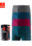 Bench. Kelnaitės &scaron;ortukai &raquo;Boxershorts dėl Herren&laquo; Indas 4 Stk. Apatinės kelnės in der Indas su nedidelis Logodruck ant dem kle&scaron;nė