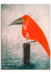 Artland Paveikslas &raquo;Der Rote Vogel&laquo; V&ouml;gel 1 Stk. dalys kaip Paveikslas ant drobės Plakatas in verschied. dydžiai