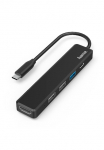 Hama USB-Adapter &raquo;USB-C skaitytuvas Multiport 5 Ports 3x USB laikmena A USB laikmena C HDMI&trade; Ne&scaron;iojamas kompiuteris Laptop&laquo; USB-C zu HDMI | USB laikmena Typ A | USB-C
