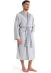 KangaROOS Vyri&scaron;kas chalatas &raquo;Luana ideal dėl pirtis & Spa Hotelbademantel Morgenmantel&laquo; 1 Stk. Streifen - chalatas po maudymosi dėl Herren dryžuota S-4XL