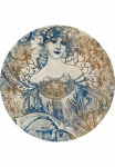 Komar Tapetai &raquo;Vlies selbstklebend - Goddess - Gr&ouml;&szlig;e 125 x 125 cm&laquo; ra&scaron;tuotas glatt Wohnzimmer miegamojo kambario baldai