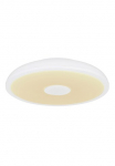 GLOBO LIGHTING LED lubinis &scaron;viestuvas &raquo;RAFFY&laquo; LED-Modul 1 Stk. warmwei&szlig; - kaltwei&szlig; spalvos pokyčiai Rot-Gr&uuml;n-Blau Lautsprecherfunktion
