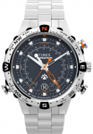 Timex Laikrodis &raquo;TIDE/TEMP/COMPASS&laquo; laikrodis laikrodis HerrenuhrEdelstahlarmbandDatum iki 10 Me&scaron;kiukas Neper&scaron;lampanti striukė