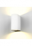B.K.Licht LED Sieninis &scaron;viestuvas &raquo;Volans&laquo; GU10 Warmwei&szlig; lauko žibintas sieninė lempa Spritzwasserschutz ir 5W 400 Lumen Wei&szlig;