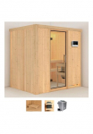 Karibu Pirtis &raquo;Bedine&laquo; rinkinys Ofen 9 kW Bio externe Strg easy