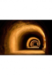 Papermoon Fototapetas &raquo;Visuell dynamischer Tunnel&laquo;