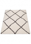 Paco Home Ilgo plauko kilimas &raquo;Maghreb 79&laquo; rechteckig 44 mm auk&scaron;tis Rauten ra&scaron;tas Scandi Design &scaron;velnus ir flauschig