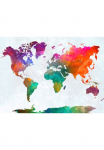 living walls Fototapetas &raquo;Designwalls Global Map&laquo; glatt Vlies Wand Schr&auml;ge Užklotas