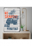 queence Metalinis paveikslas &raquo;ReCamping&laquo; Motivationsbilder | Dekoracija | Strand 1 Stk. dalys Stahlschilder