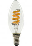 SEGULA LED lemputės &raquo;LED Kerze Curved klar&laquo; E14 Warmwei&szlig; dimmbar E14 Kerze Curved klar Ambient Dimming