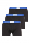 HUGO Underwear Trunk Rinkinys 3 Stk. su kontrastfarbigem liemuo