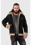 Cipo & Baxx Striukė &raquo;Jacke&laquo; be gobtuvas im Flieger-Look