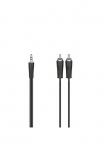 Hama Audio kabelis &raquo;Audio-Kabel 35-mm-ki&scaron;tukas 2-Cinch-Stecker 15m&laquo; 35-mm-Klinke | Cinch 150 cm