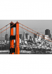 queence Paveikslas ant drobės &raquo;The Bridge&laquo; paveikslas/nuotrauka von Amerika | Br&uuml;cken | Foto 1 Stk. dalys Akustikbild su labai guten Schallabsorptions-Eigenschaften