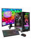 GAMEMAX Gaming-PC-Komplettsystem &raquo;MegaDeal Rockstar SET2650&laquo; 32 &Prime; AMD Ryzen 7 GeForce RTX&trade; 5060 Ti 32 GB RAM 1.000 GB SSD Windows 11 + MSI MAG 32C6 Curved monitorius 80cm (32")