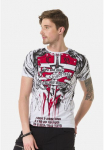 Cipo & Baxx Mar&scaron;kinėliai &raquo;T-Shirt&laquo; su coolen Prints Vorder- ir R&uuml;ckseite