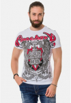 Cipo & Baxx Mar&scaron;kinėliai &raquo;T-Shirt&laquo; su Schattenmuster ant der Vorder-und R&uuml;ckseite