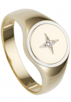 JOBO Žiedas &raquo;Ring su Diamant&laquo; 585 Gold bicolor