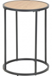 ACTONA GROUP Pristatomas stalas Metallgestell im modernen Industrie-Look ovali T: 40 x H: 55 cm