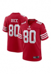 Nike Footballtrikot &raquo; Mar&scaron;kinėliai San Francisco 49ers NFL Home Game trikotažas Rice 80&laquo;