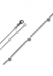 ONE ELEMENT Grandinėlė ant kojos &raquo;Fu&szlig;kettchen Rundankerkette i&scaron; 925 Silber 25 cm&laquo; Klassisch & stilvoll &ndash; ein Begleiter dėl viele Anl&auml;sse