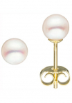 JOBO Pora auskarai 333 Gold su S&uuml;&szlig;wasser-Zuchtperlen 55 mm